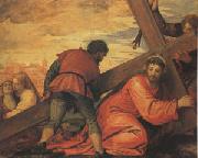 rJesus Falls under the Weight of the Cross (mk05) Veronese and Studio